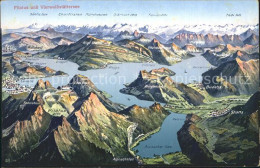 12316069 Pilatus Und Vierwaldstaettersee Alpen Aus Der Vogelschau Pilatus - Autres & Non Classés