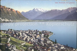 12311609 Montreux VD Vue Generale Lac Leman Dents Du Midi Alpes Montreux - Altri & Non Classificati