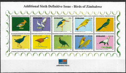 ZIMBABWE 2007 BIRDS MINISHEET - Zimbabwe (1980-...)