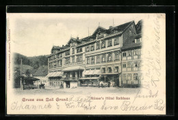 AK Bad Grund, Römer`s Hotel Rathaus  - Bad Grund