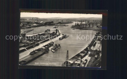 12251739 Basel BS Kleinhueningen Rheinhafen Fliegeraufnahme Basel BS - Altri & Non Classificati