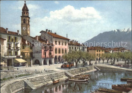 12243049 Ascona TI Kirche Boot  Ascona - Other & Unclassified