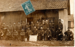 C.P.A. Photo - Souvenir Du Camp D' AVORD (18) - Groupe De Soldats - - Avord