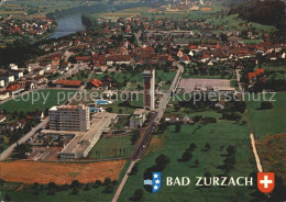12212179 Bad Zurzach Mit Thermalbad Und Rheumazentrum Fliegeraufnahme Bad Zurzac - Other & Unclassified