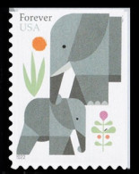 Etats-Unis / United States (Scott No.5714 - Elephant) [**] Position-3 - Unused Stamps