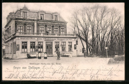 AK Hamburg-Stellingen, Gasthaus Stellinger Park Von Ad. Mohr  - Stellingen