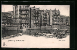 AK Hamburg-Eimsbüttel, Häuser Am Kanal  - Eimsbuettel