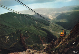 CPSM Le Puy De Sancy-Le Téléphérique Au Dessus Des Aiguilles Du Diable      L2919 - Other & Unclassified