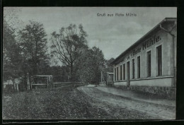 AK Wittstock A. Dosse, Gasthof Rote Mühle In Der Strassenansicht  - Wittstock