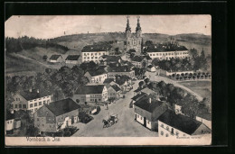 Künstler-AK Sign. Hans Pernat: Vornbach A. Inn, Gesamtansicht Aus Der Vogelschau  - Other & Unclassified