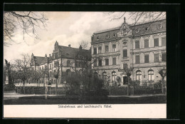 AK Burg B. Magdeburg, Ständehaus Und Lachmund`s Hotel  - Magdeburg