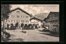 AK Oberaudorf, Strassenpartie Mit Gasthaus Suppenmoser  - Other & Unclassified