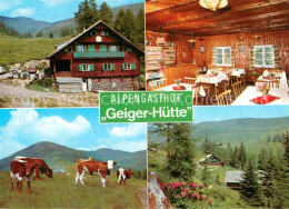 72748715 Arriach Alpengasthof Geiger Huette Woellanernock Almvieh Kuehe Nockberg - Autres & Non Classés