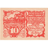 Autriche, Linz, 10 Heller, Château, 1921, NEUF - Autriche