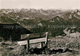 72747233 Rottach-Egern Wallbergbahn Blick Vom Setzberggipfel Auf Karwendel Rotta - Other & Unclassified