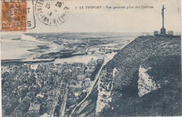 C13-76) LE TREPORT - VUE GENERALE PRISE DES FALAISES - Le Treport