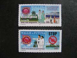 Wallis Et Futuna: TB Paire N° 930 Et N° 931 De Timbres Autoadhésifs "Covid-19" De 2020 .Neufs XX . - Nuevos