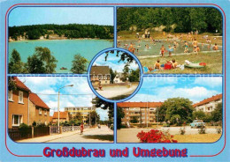 72746022 Grossdubrau Und Umgebung See Freibad Ortspartie Wohnsiedlung Grossdubra - Autres & Non Classés