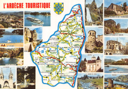 7 ARDECHE CARTE DEPARTEMENTALE - Autres & Non Classés