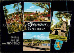 72745892 Giengen_Brenz Teilansichten Mit Kirche Ehemalige Reichsstadt Ruine Frei - Other & Unclassified