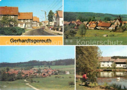 72744984 Gerhardtsgereuth Wiedersbacher Strasse Teilansicht Uebersicht Dorfteich - Hildburghausen