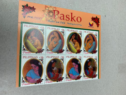 Philippines Stamp 2023 Pasko Christmas Mother And Child Heading Of Two Sets - Filippijnen