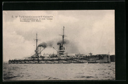 AK Kriegsschiff SM Turbinenlinienschiff Kaiserin  - Warships