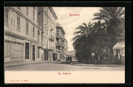 Cartolina Sanremo, Via Umberto  - Other & Unclassified