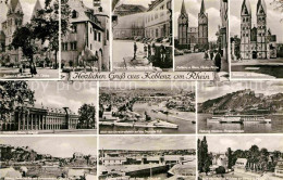 72743845 Koblenz Rhein Kirchen Rathaus Schloss Deutsches Eck Rheinpartien  Koble - Koblenz