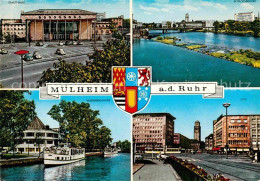 72743757 Muelheim Ruhr Stadthalle Schlossbruecke City Wasserbahnhof Muelheim An  - Mülheim A. D. Ruhr