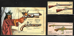 Malaysia 2024 Traditional Firearms Of Malaysia (stamps 2v+SS/Block) MNH - Maleisië (1964-...)