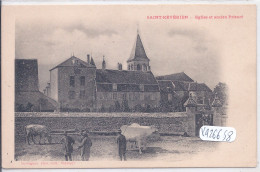 SAINT-REVERIEN- EGLISE ET ANCIEN PRIEURE- BOVINS ET MAQUIGNONS - Other & Unclassified