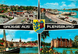 72742793 Flensburg Am ZOB Foerdebruecke Hafen Gluecksburger Schloss Flensburg - Flensburg