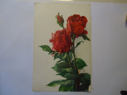 GERMANY   POSTCARDS GREETING FLOWERS ROSES - Sonstige & Ohne Zuordnung