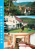 72742214 Wallenfels Oberfranken Ortsansicht Mit Kirche Pension Haus Christina Wa - Other & Unclassified