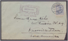 Deutsches Reich Berlin 1906, Received Cyrus Kehr  Germany Postal Stationery Cover - Sobres