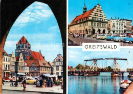 72740893 Greifswald Rathaus Wieker Bruecke Greifswald - Greifswald