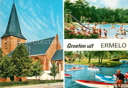 72740817 Ermelo Freibad Kirche Boote Ermelo - Sonstige & Ohne Zuordnung