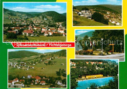 72740697 Warmensteinach Panorama Teilansichten Schwimmbad Warmensteinach Fichtel - Sonstige & Ohne Zuordnung
