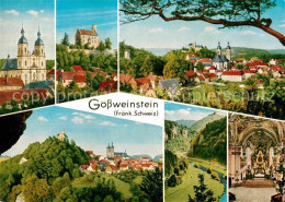 72740687 Goessweinstein Kirche Schloss Panorama Kircheninneres Goessweinstein - Sonstige & Ohne Zuordnung