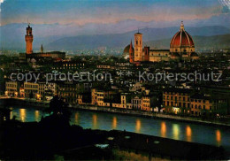 72740649 Firenze Florenz Panorama Dal Piazzale Michelangelo Notturno  - Autres & Non Classés