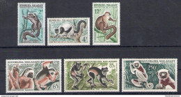 1961 Madagascar- Yvert N. 357/59+PA 84/86 - Lemuri - MNH** - Other & Unclassified