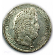 ECU 5 Francs LOUIS PHILIPPE Ier, 1841 W LILLE, TTB - Autres & Non Classés