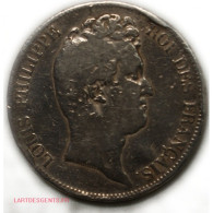 Louis Philippe Sans Le I 5 Francs 1830 D Lyon T.creux G.675, Lartdesgents - Andere & Zonder Classificatie