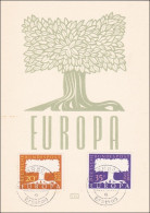 Saar: Europa Briefmarken Saarland 1957 - Ersttag - Briefe U. Dokumente