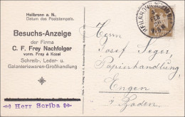 Weimar: Ansichtskarte Von Heilbronn 1926 - Storia Postale