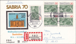 SABRIA: 1970; R-Brief Saarbrücken Nach Neuwied - Cartas & Documentos