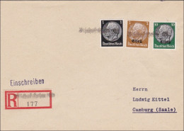 Elsass1940: Einschreiben Bischofsheim Nach Camburg 1940 - Occupation 1938-45