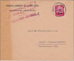 Elsass: Brief Aus Dornach Nach Berlin 1940 - Occupation 1938-45