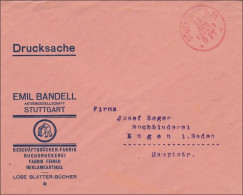 Gebühr Bezahlt:  Reklameartikel Von Stuttgart, Drucksache - Lettres & Documents